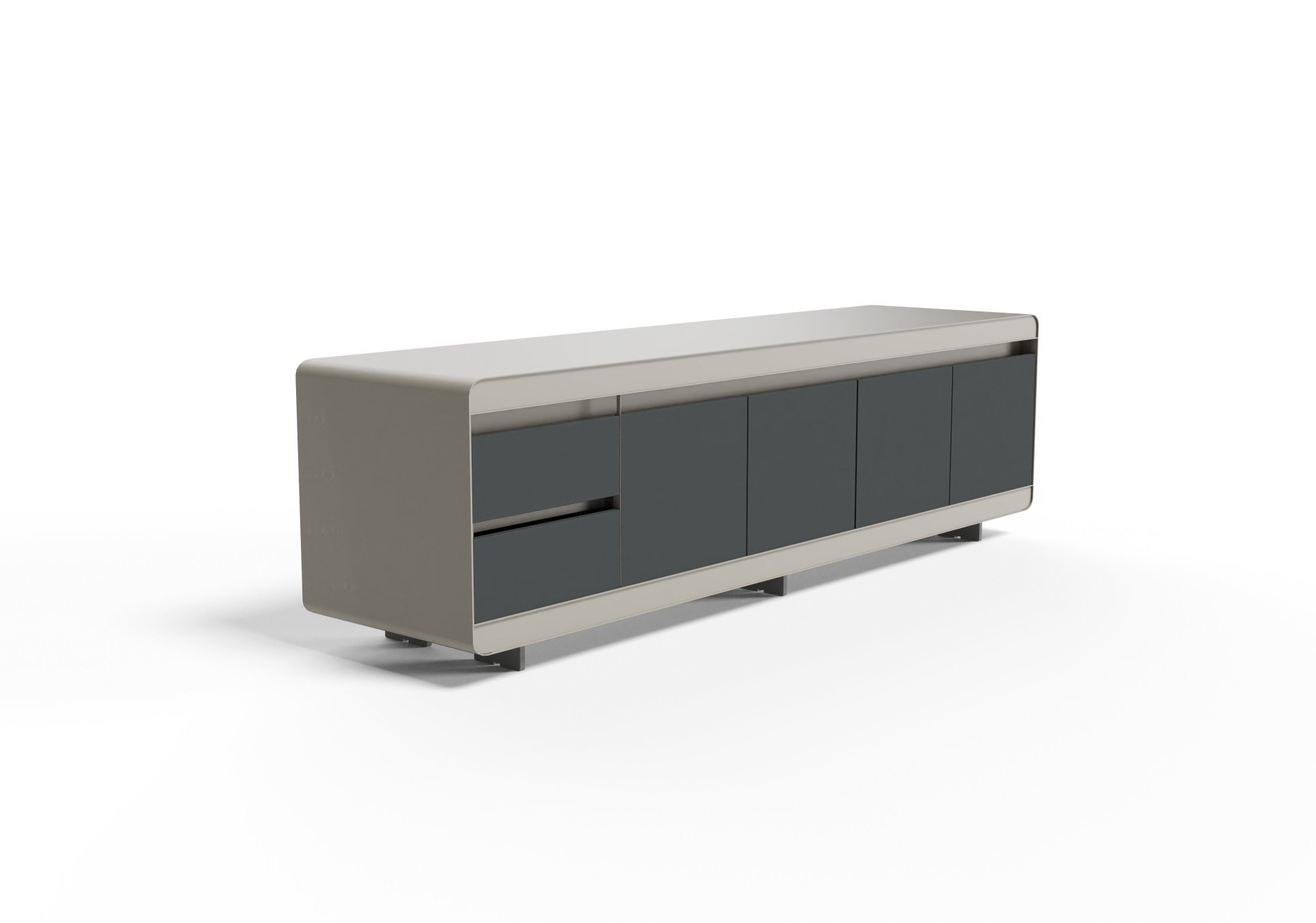 DIAMOND Dört Kapaklı Çekmeceli Etajer